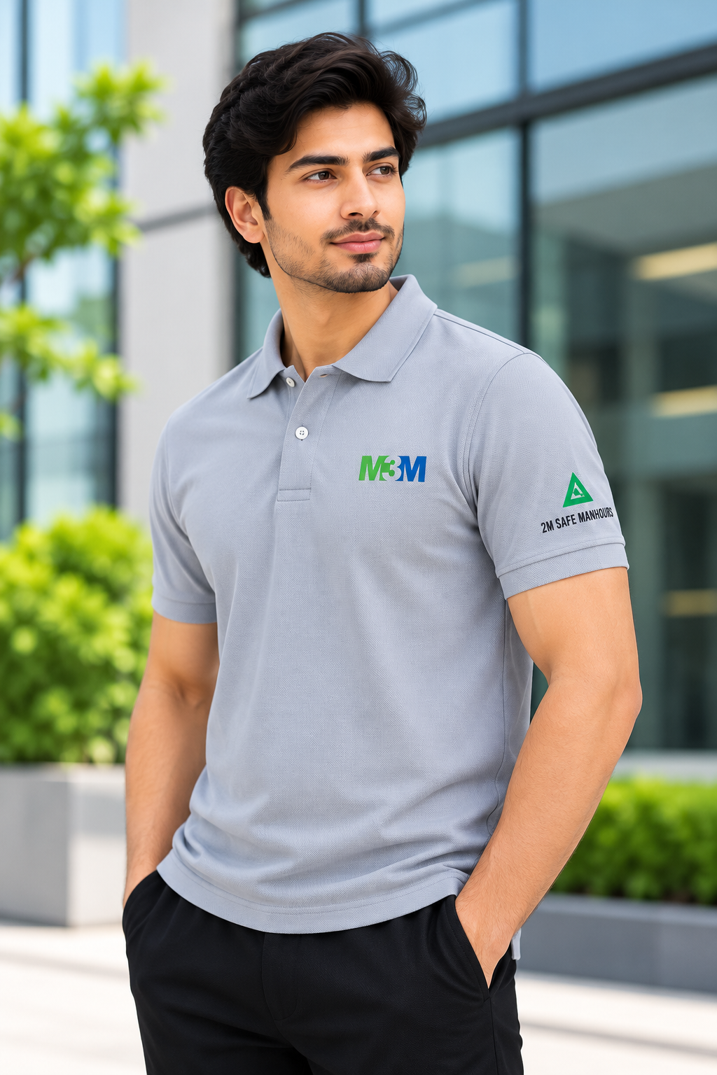 Industrial polo uniform
